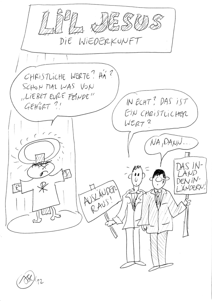 Li’l Jesus bekehrt die Rechten